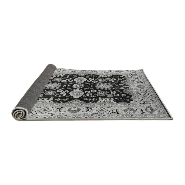 Sideview of Oriental Gray Traditional Rug, urb2885gry