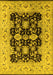 Oriental Yellow Traditional Rug, urb2885yw