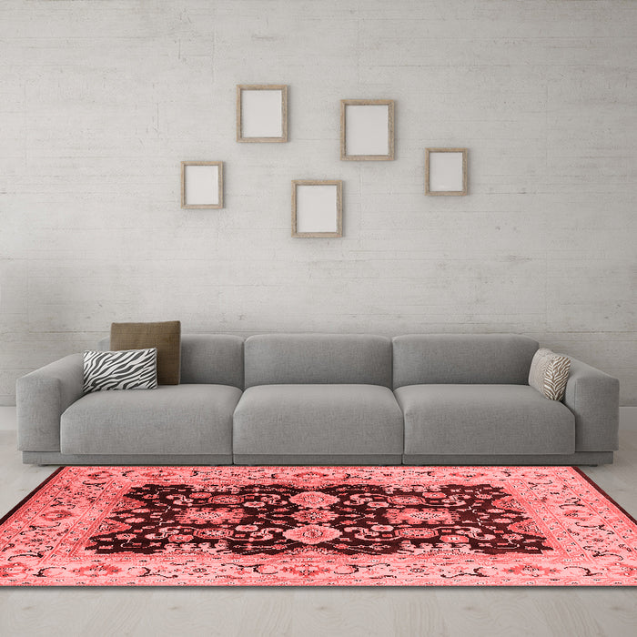 Traditional Red Washable Rugs