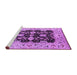 Sideview of Machine Washable Oriental Purple Traditional Area Rugs, wshurb2885pur