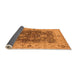 Sideview of Oriental Orange Traditional Rug, urb2886org