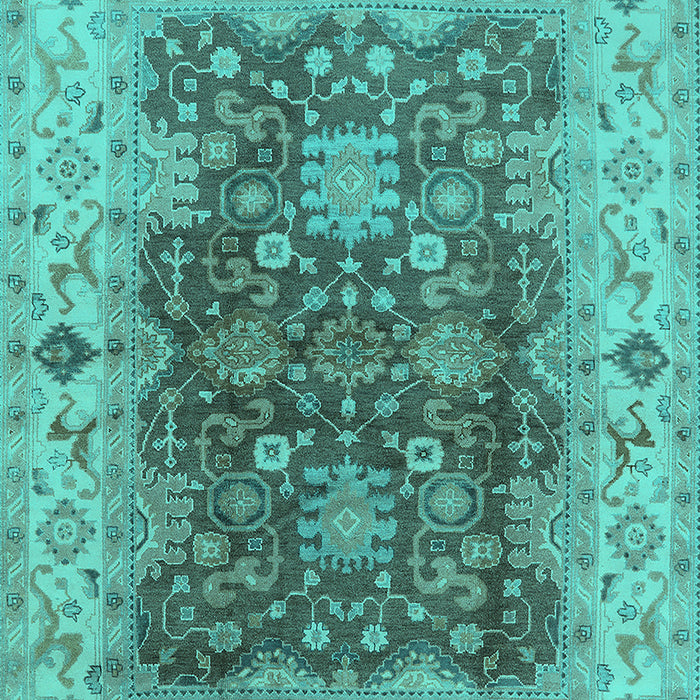 Oriental Turquoise Traditional Rug, urb2886turq