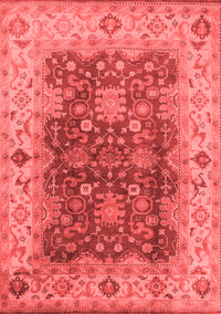 Oriental Red Traditional Rug, urb2886red