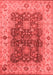 Oriental Red Traditional Area Rugs