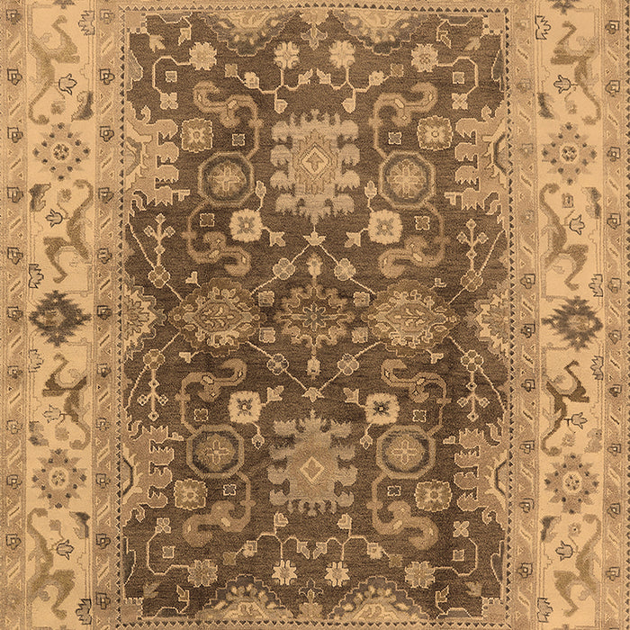 Oriental Brown Traditional Rug, urb2886brn