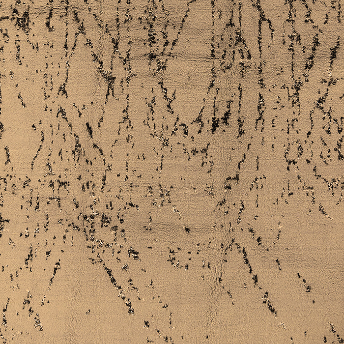 Solid Brown Modern Rug, urb2887brn