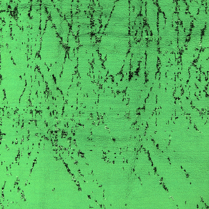 Machine Washable Solid Green Modern Area Rugs, wshurb2887grn