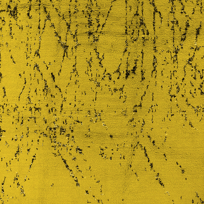 Solid Yellow Modern Rug, urb2887yw