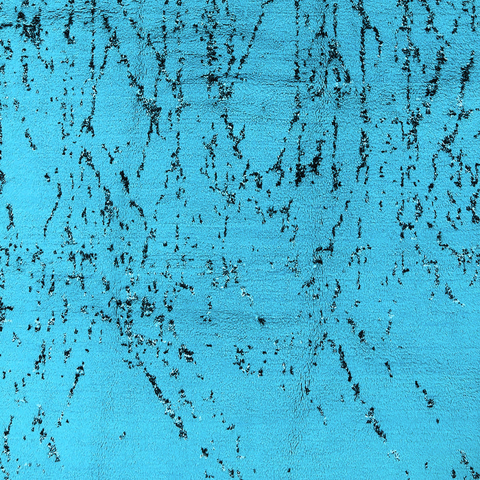 Machine Washable Solid Light Blue Modern Rug, wshurb2887lblu