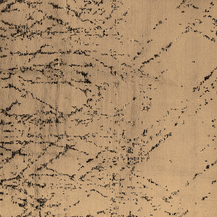 Square Machine Washable Solid Brown Modern Rug, wshurb2887brn