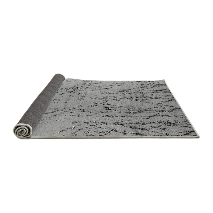 Sideview of Solid Gray Modern Rug, urb2887gry