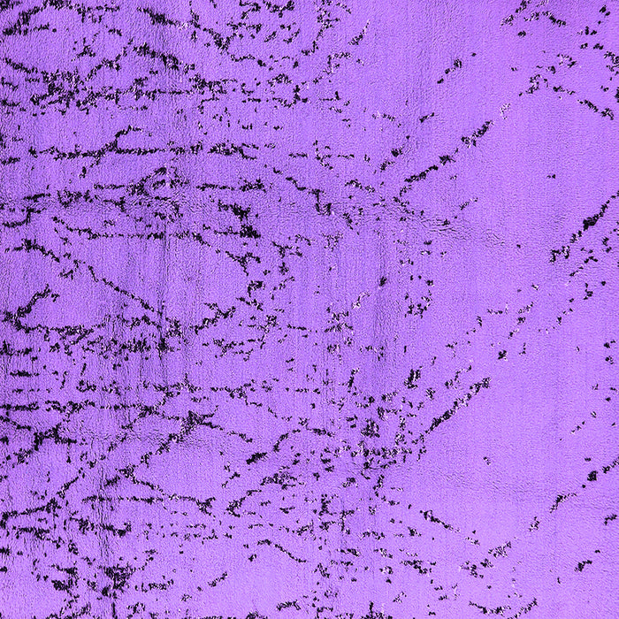 Square Machine Washable Solid Purple Modern Area Rugs, wshurb2887pur