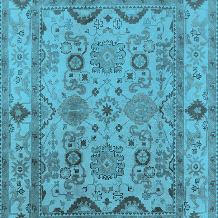 Oriental Light Blue Traditional Rug, urb2888lblu