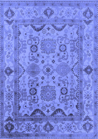 Oriental Blue Traditional Rug, urb2888blu