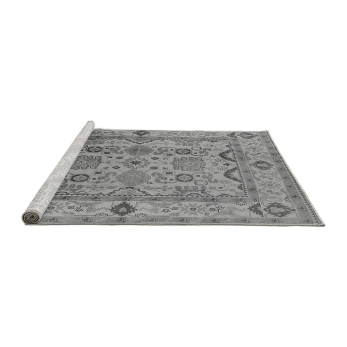 Sideview of Machine Washable Oriental Gray Traditional Rug, wshurb2888gry