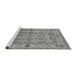 Sideview of Machine Washable Oriental Gray Traditional Rug, wshurb2888gry