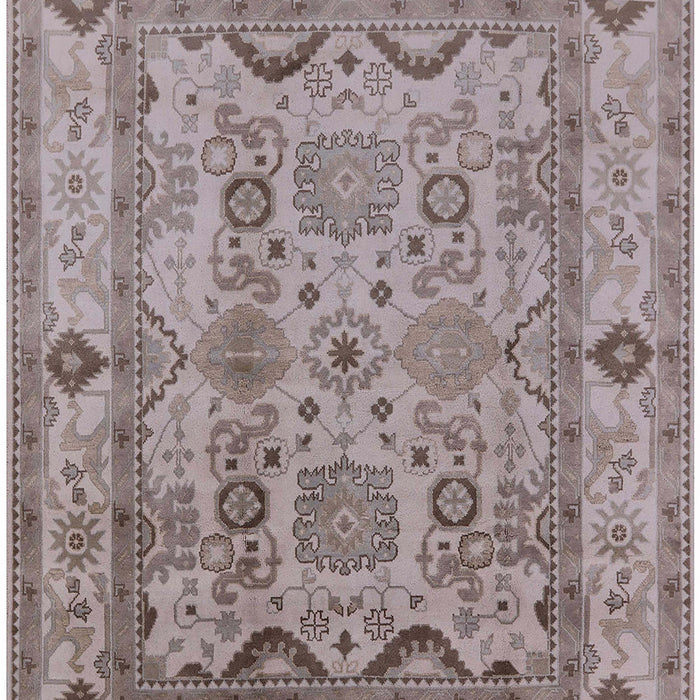 Machine Washable Industrial Modern Silver Pink Rug, wshurb2888