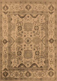 Oriental Brown Traditional Rug, urb2888brn