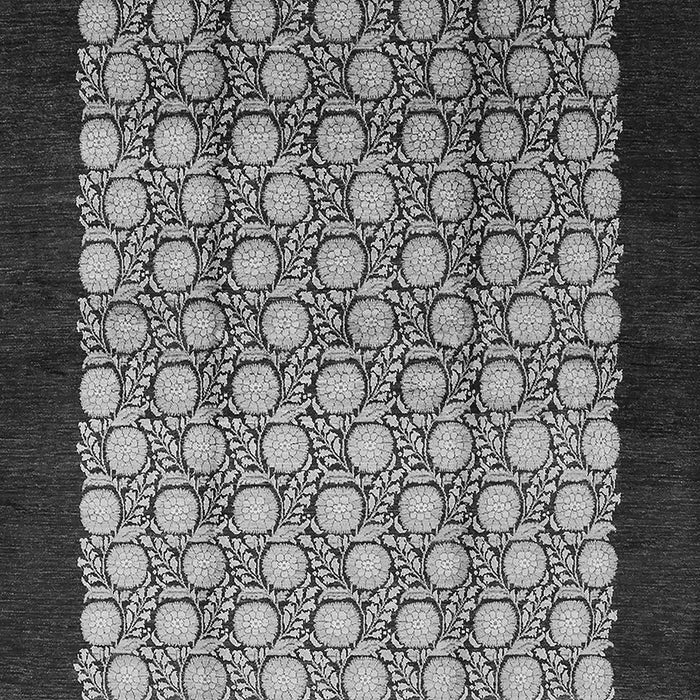 Machine Washable Oriental Gray Industrial Rug, wshurb2889gry