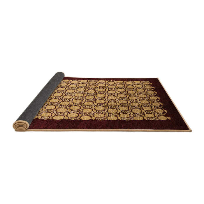 Sideview of Oriental Brown Industrial Rug, urb2889brn