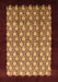 Machine Washable Oriental Brown Industrial Rug, wshurb2889brn