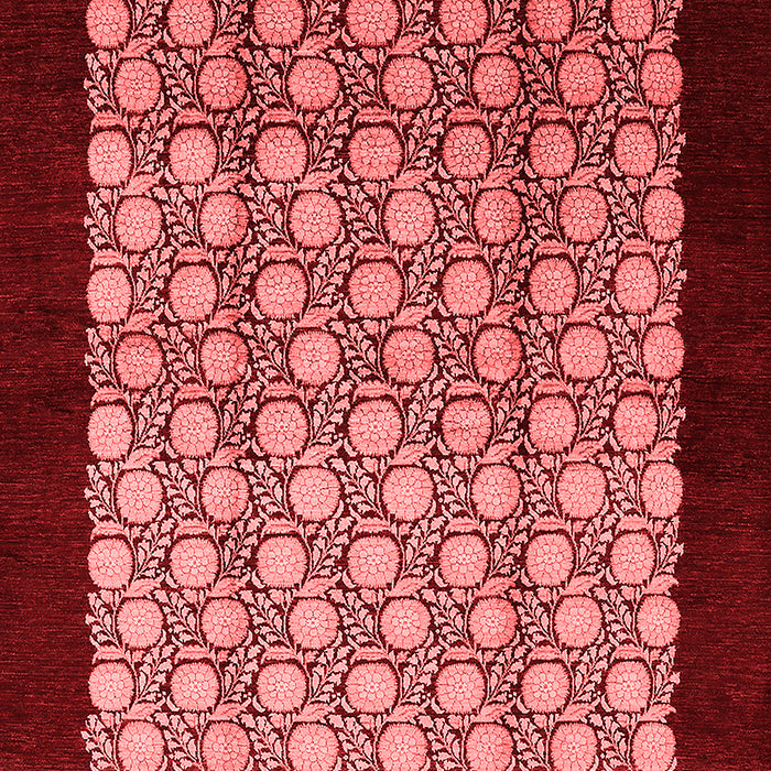 Machine Washable Oriental Red Industrial Rug, wshurb2889red