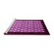 Sideview of Machine Washable Oriental Purple Industrial Area Rugs, wshurb2889pur