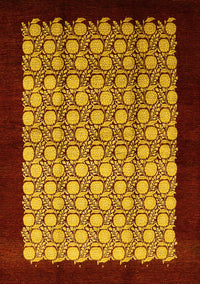 Oriental Yellow Industrial Rug, urb2889yw