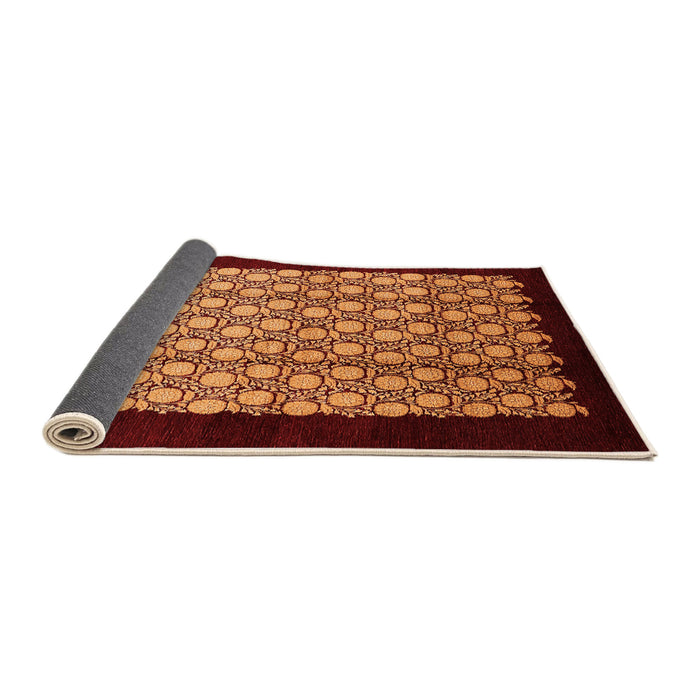 Sideview of Oriental Orange Industrial Rug, urb2889org