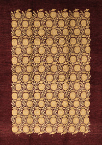 Oriental Brown Industrial Rug, urb2889brn