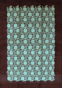 Oriental Light Blue Industrial Rug, urb2889lblu