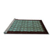 Sideview of Machine Washable Oriental Light Blue Industrial Rug, wshurb2889lblu