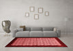 Industrial Red Washable Rugs