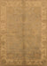 Machine Washable Oriental Brown Traditional Rug, wshurb2890brn