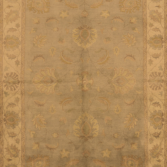 Machine Washable Oriental Brown Traditional Rug, wshurb2890brn