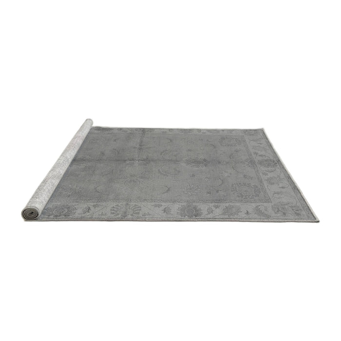 Sideview of Machine Washable Oriental Gray Traditional Rug, wshurb2890gry