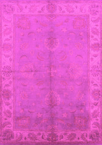 Oriental Pink Traditional Rug, urb2890pnk