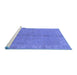 Sideview of Machine Washable Oriental Blue Traditional Rug, wshurb2890blu