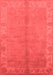 Oriental Red Traditional Area Rugs