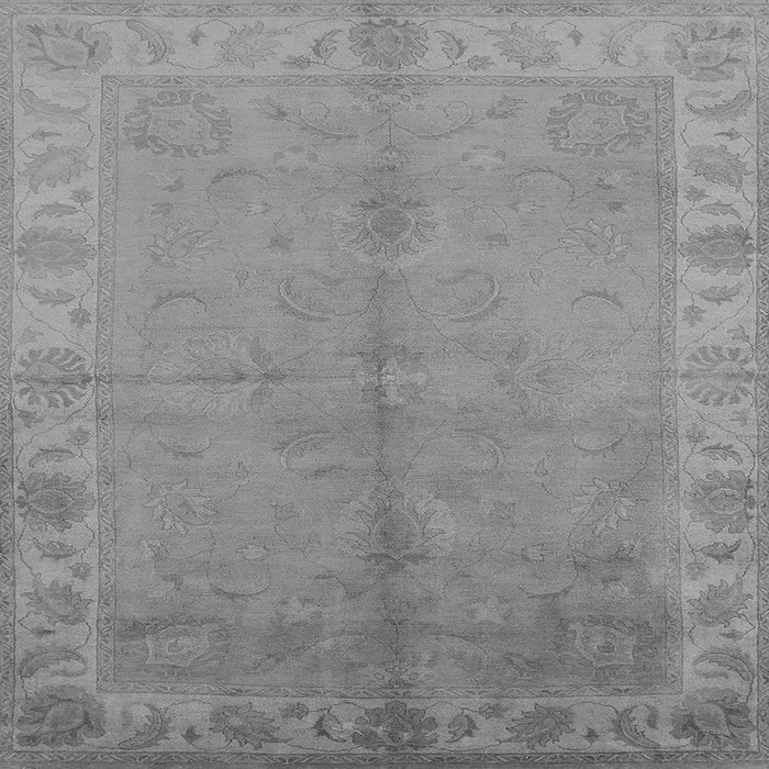 Square Oriental Gray Traditional Rug, urb2890gry