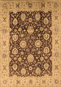 Oriental Brown Traditional Rug, urb2891brn