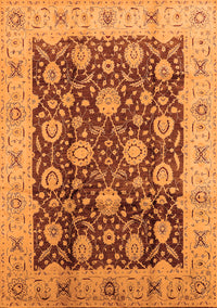 Oriental Orange Traditional Rug, urb2891org