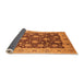 Sideview of Oriental Orange Traditional Rug, urb2891org