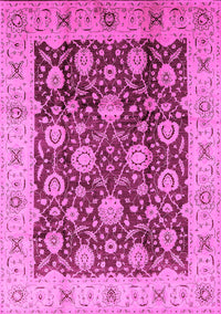 Oriental Pink Traditional Rug, urb2891pnk