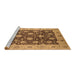 Sideview of Machine Washable Oriental Brown Traditional Rug, wshurb2891brn