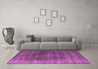 Machine Washable Oriental Pink Industrial Rug, wshurb2892pnk