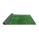 Sideview of Oriental Emerald Green Industrial Rug, urb2892emgrn