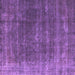 Square Machine Washable Oriental Purple Industrial Area Rugs, wshurb2892pur