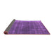 Sideview of Oriental Purple Industrial Rug, urb2892pur