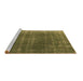 Sideview of Machine Washable Oriental Brown Industrial Rug, wshurb2892brn